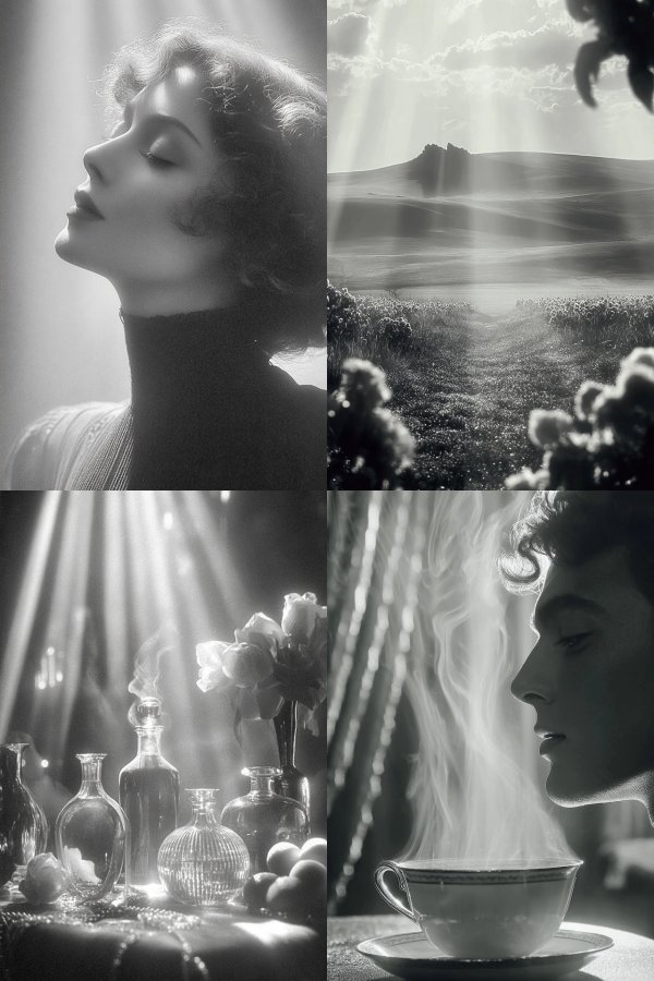 Ethereal Monochrome Grace