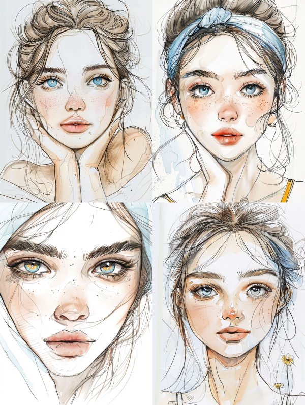 Ethereal Sketch Gaze