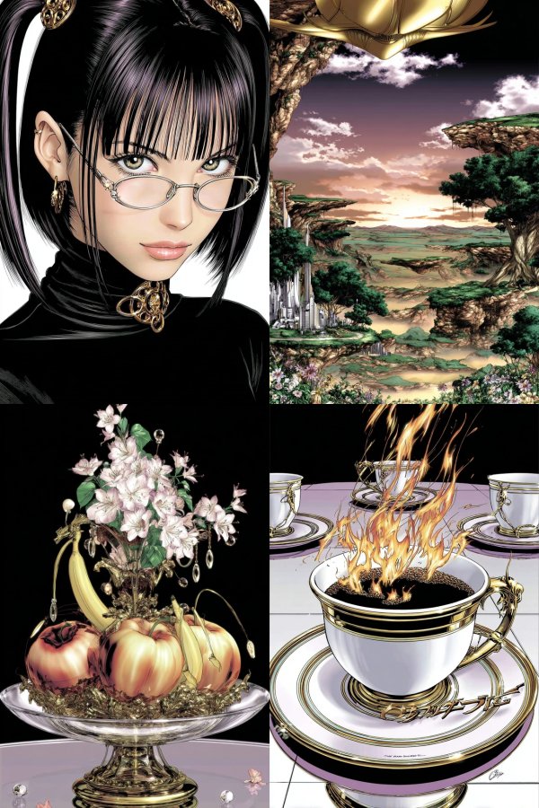 Noir Anime Elegance