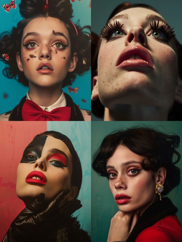 Whimsical Surrealist Portrait Study