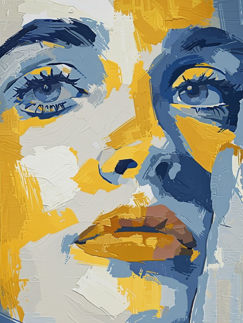 Abstract Palette Portrait