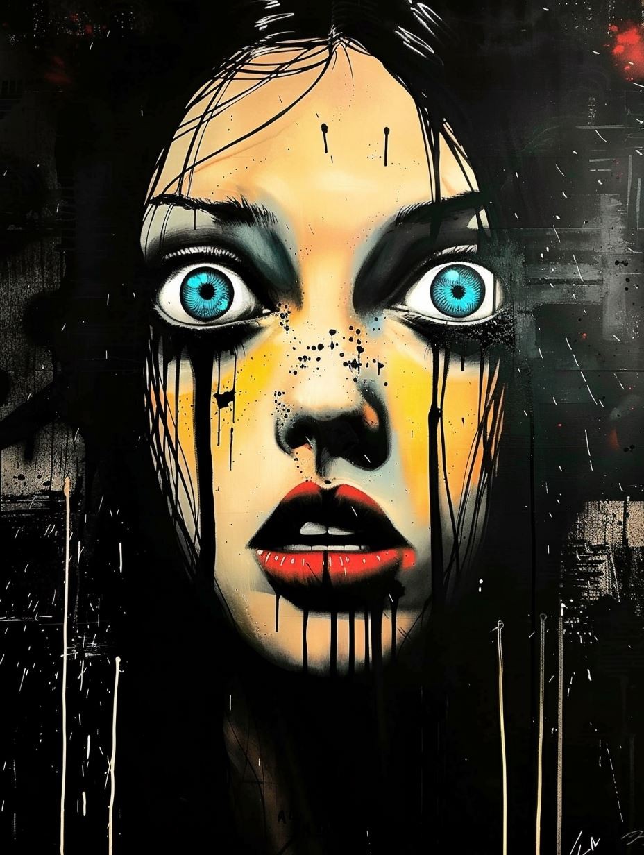 Dark Gothic Noir Portrait