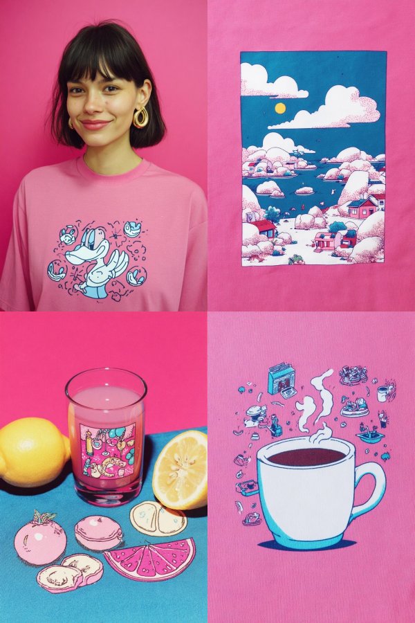 Bubblegum Pop Portrait