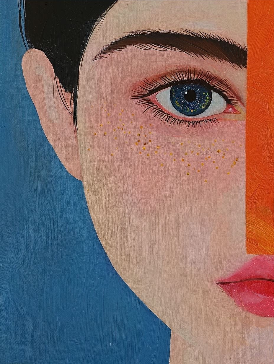 Floral Veil Portrait