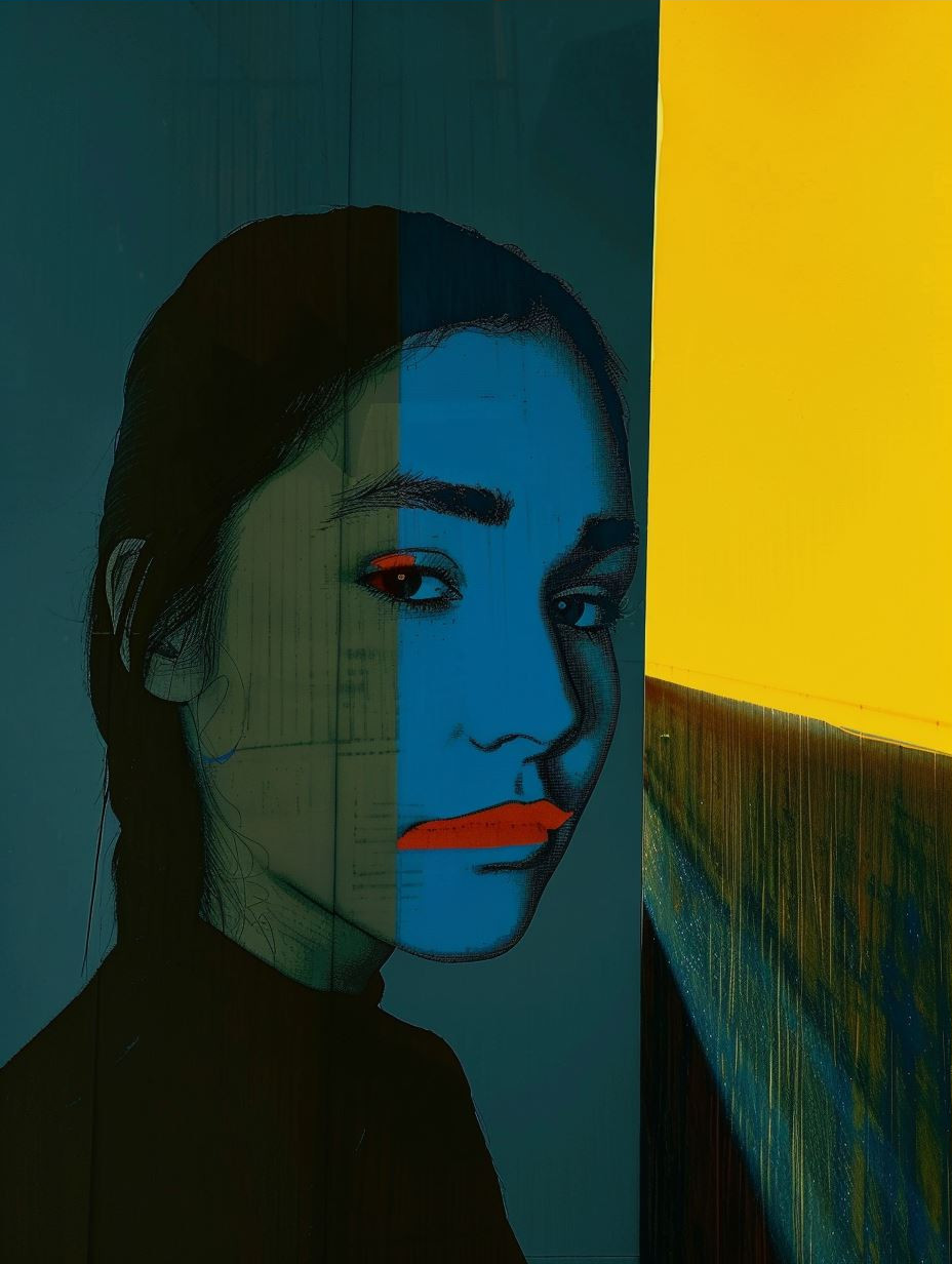 Fragmented Digital Portrait Study