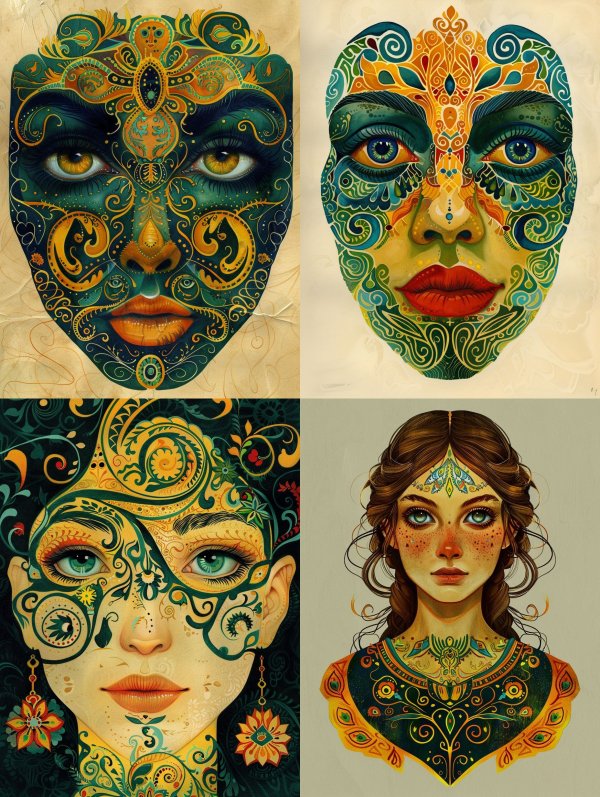 Emerald Mystic Mask