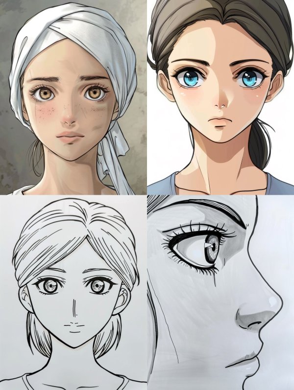 Ethereal Linen Portrait