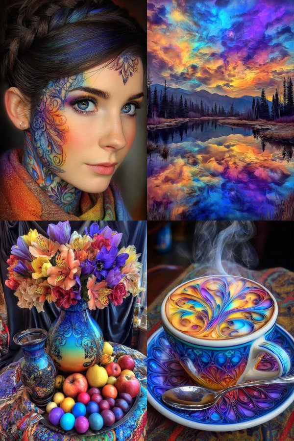 Prismatic Soul Portrait