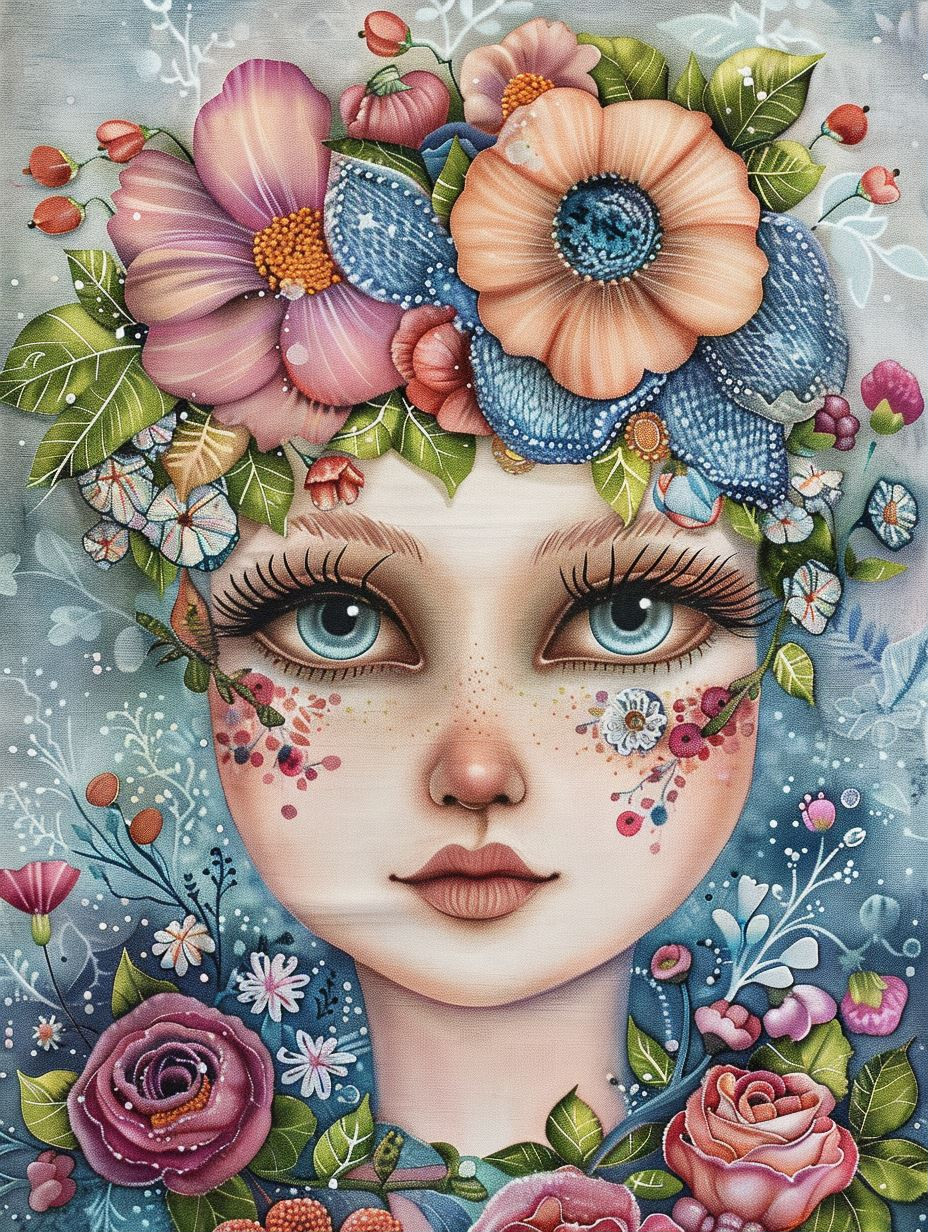 Floral Dream Ethereal Portrait