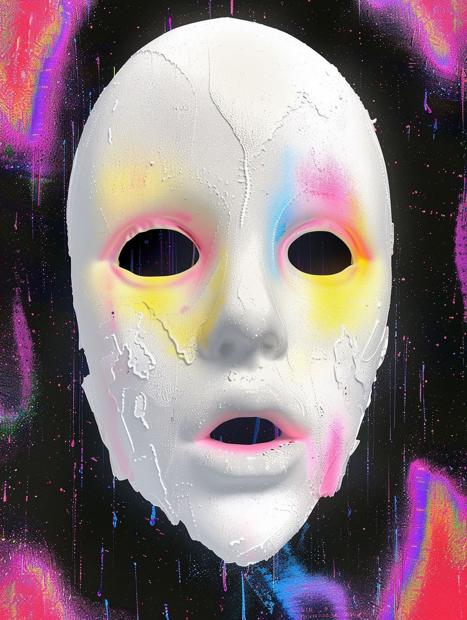 Neon Cosmic Visage - Image 4