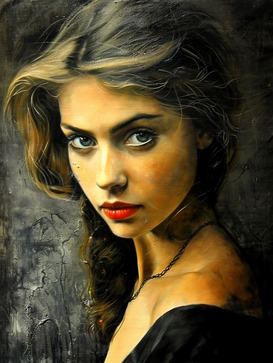 Dramatic Noir Portrait Study