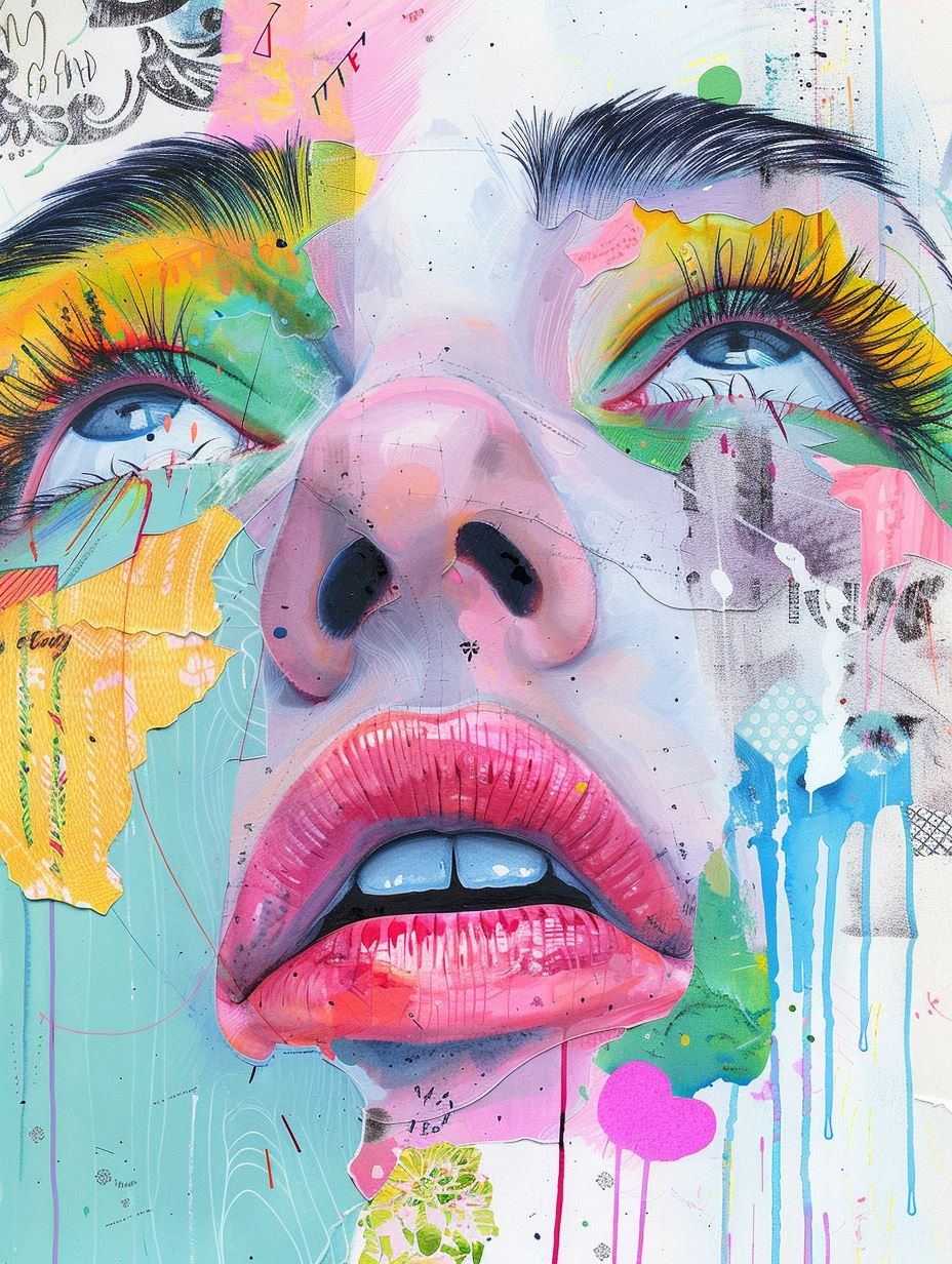Neon Dream Collage