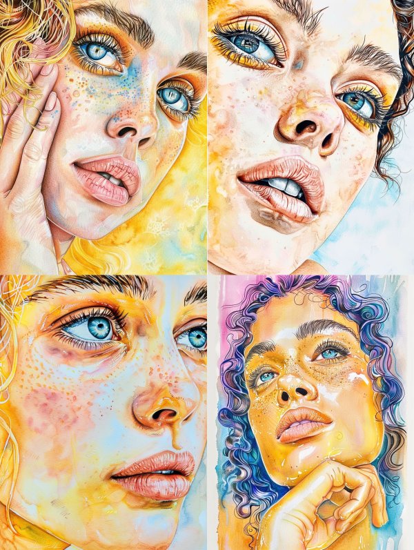 Prismatic Dream Portrait