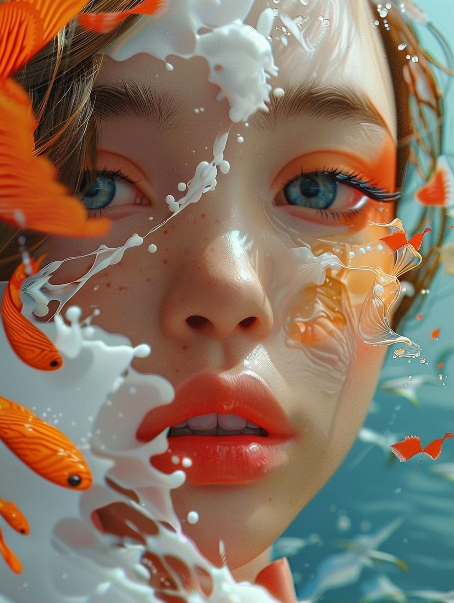 Liquid Dream Portrait - Image 1