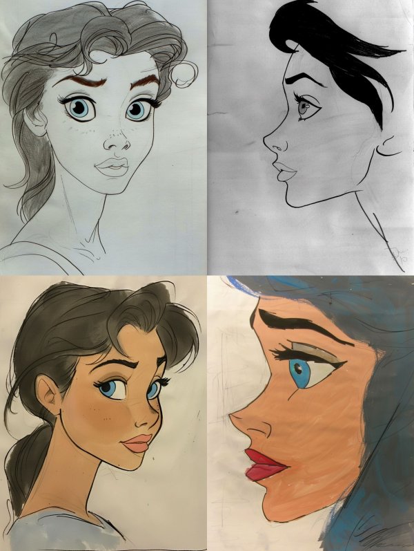 Classic Hand Drawn Animation Sketch