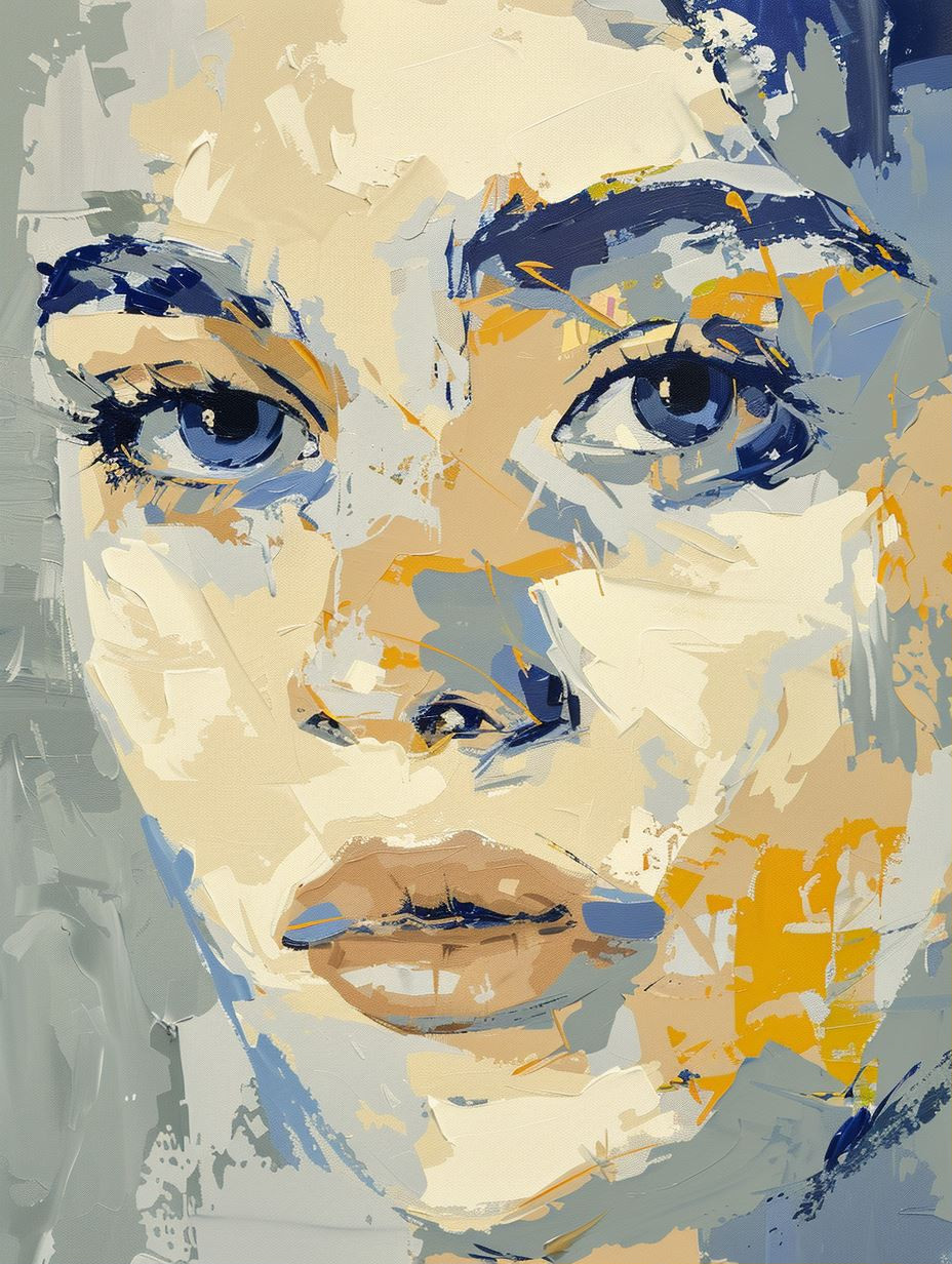 Abstract Palette Portrait