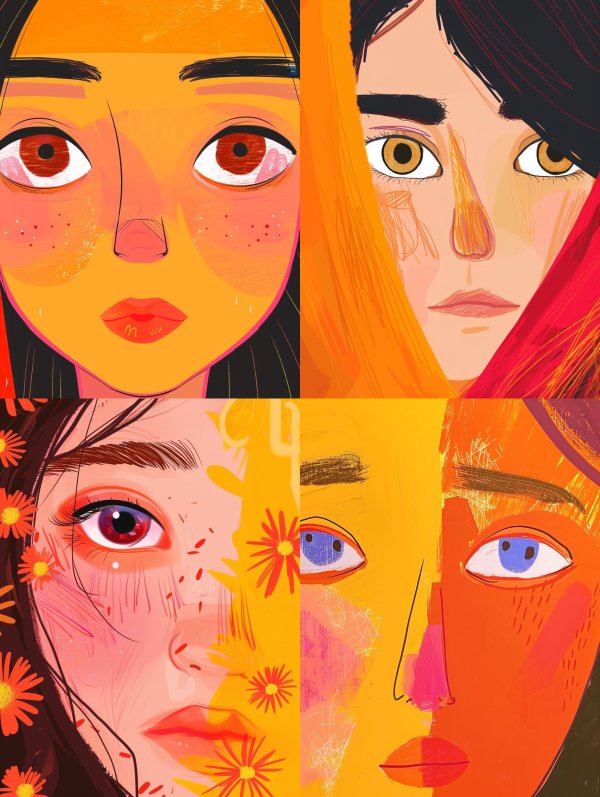 Vibrant Pop Art Portraiture