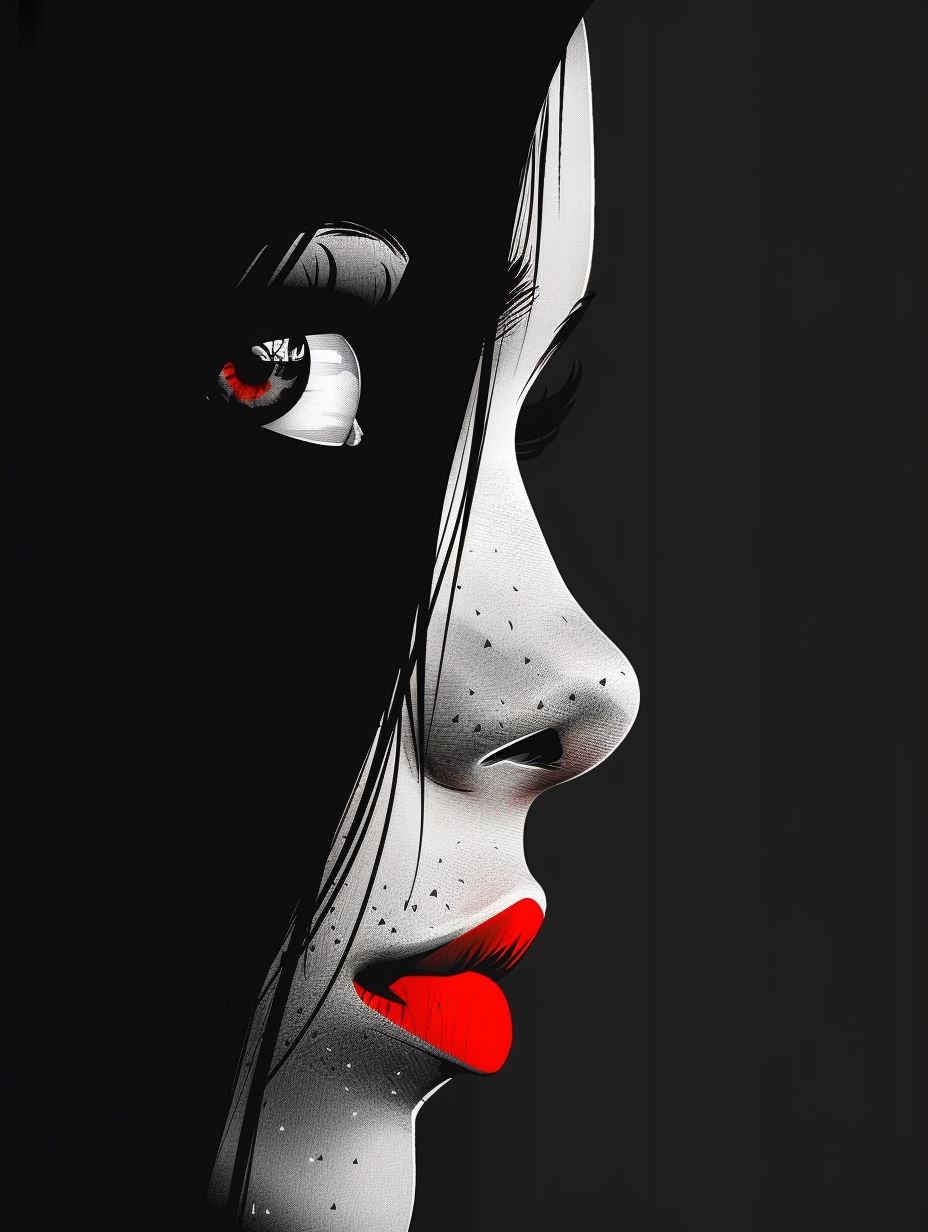 Crimson Gaze Noir - Image 3