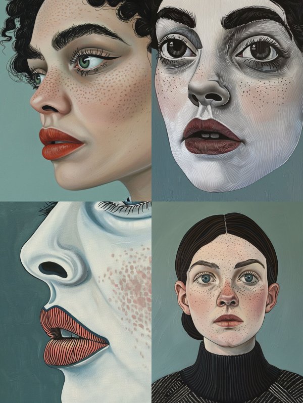 Freckled Elegance