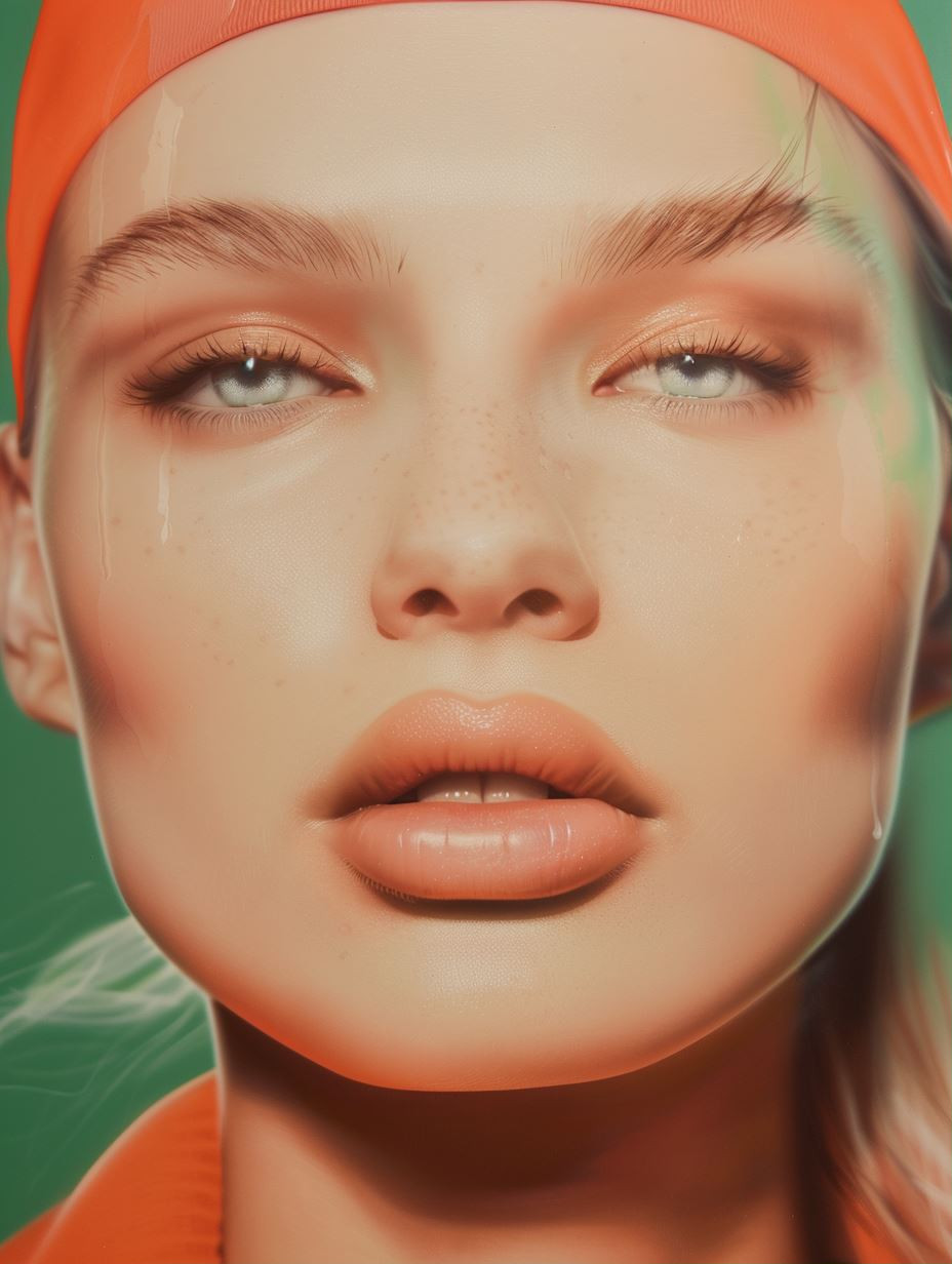 Dewy Neon Gloss Portrait