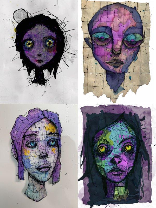 Fractured Soul Portrait