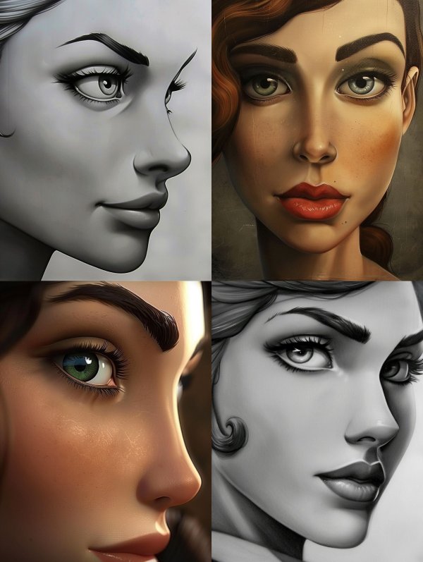 Ethereal Monochrome Portrait Study