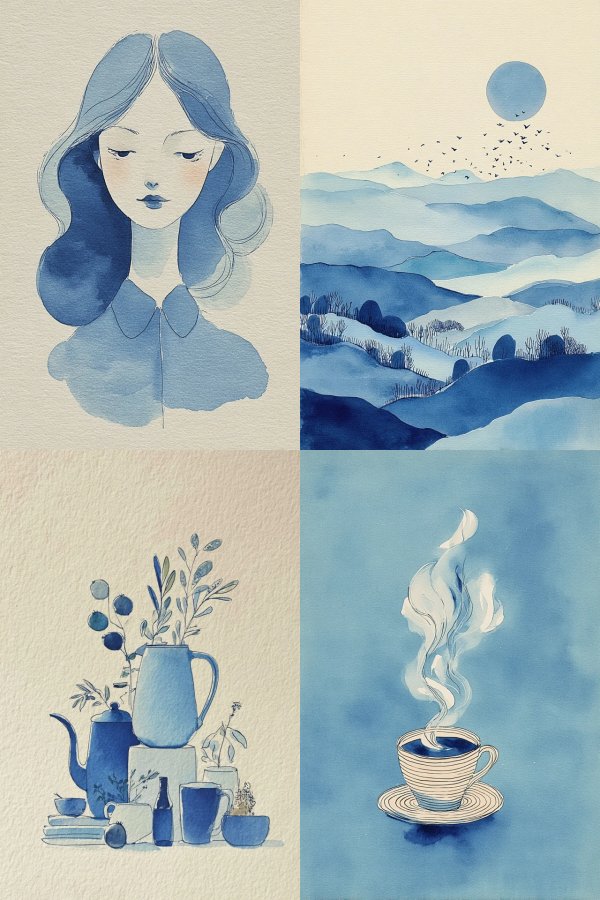 Azure Dream Portrait