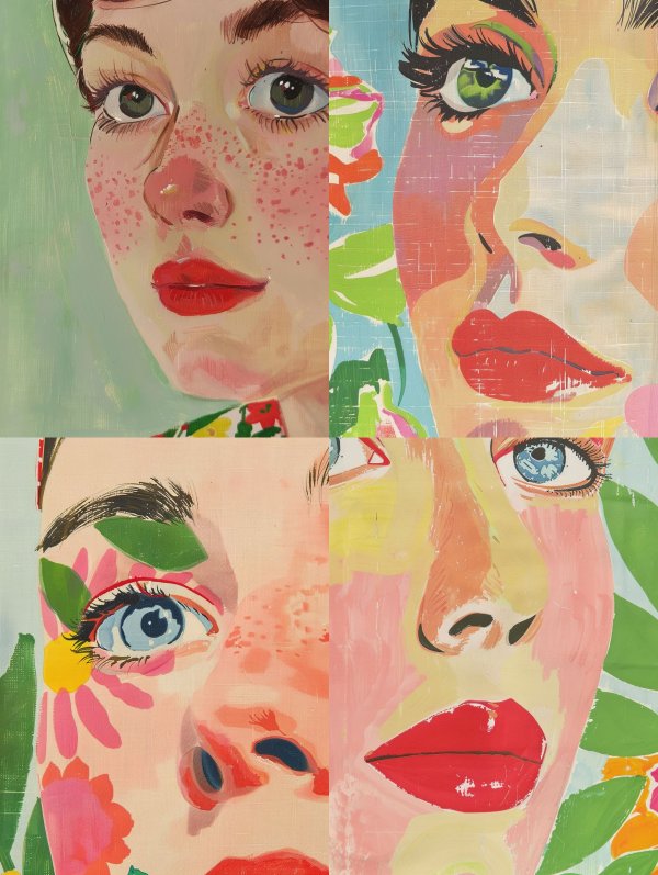 Freckled Bloom Portrait