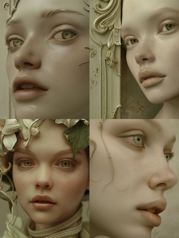 Ivory Porcelain Muse
