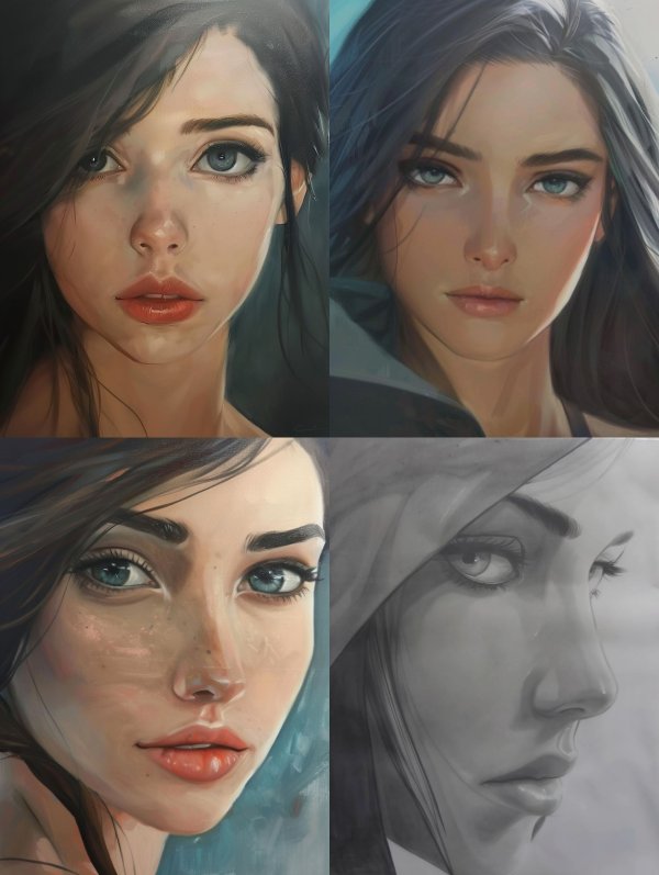 Ethereal Gaze Portrait