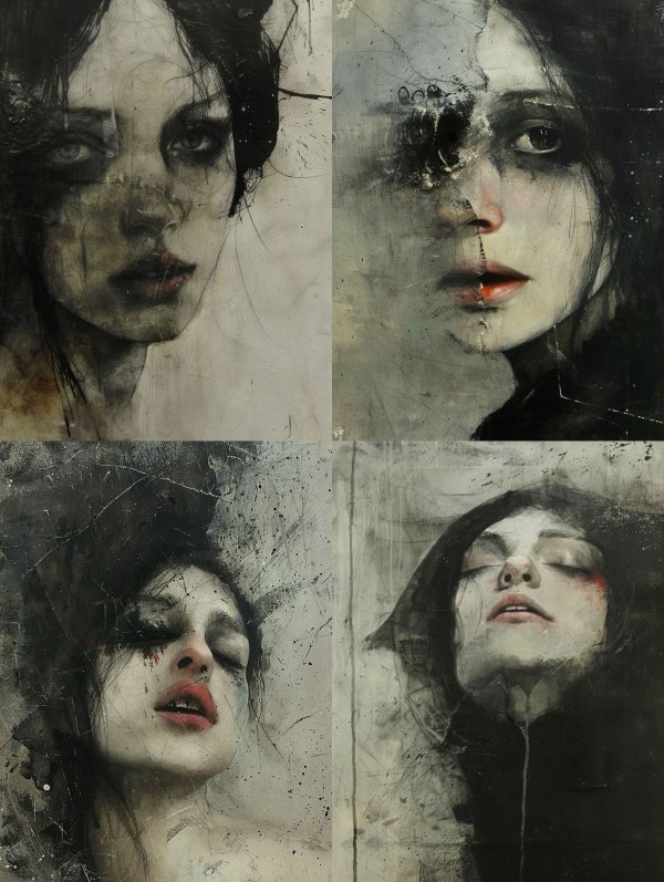 Melancholy Ink Shadows