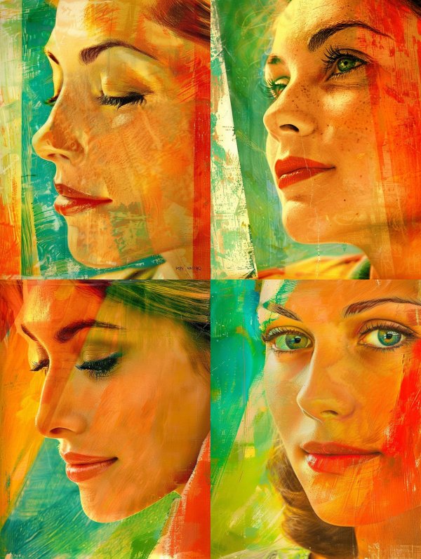 Vibrant Expressions of Feminine Grace