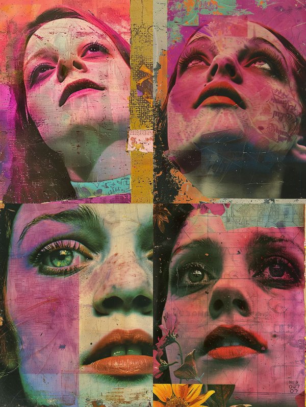 Neon Grunge Portrait
