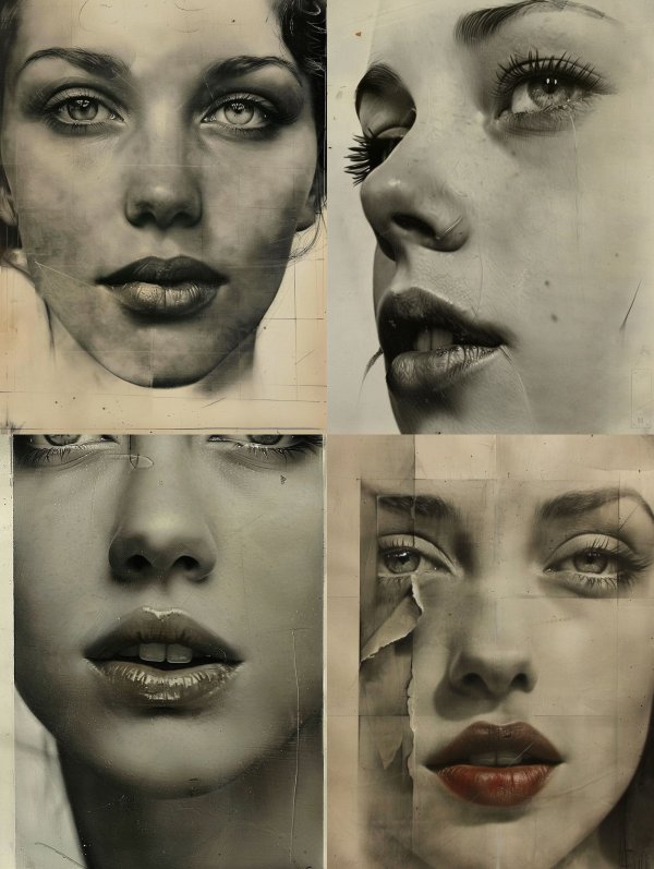 Ethereal Charcoal Portrait Study