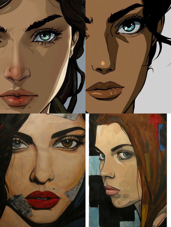 Gritty Graphic Novel Portrait