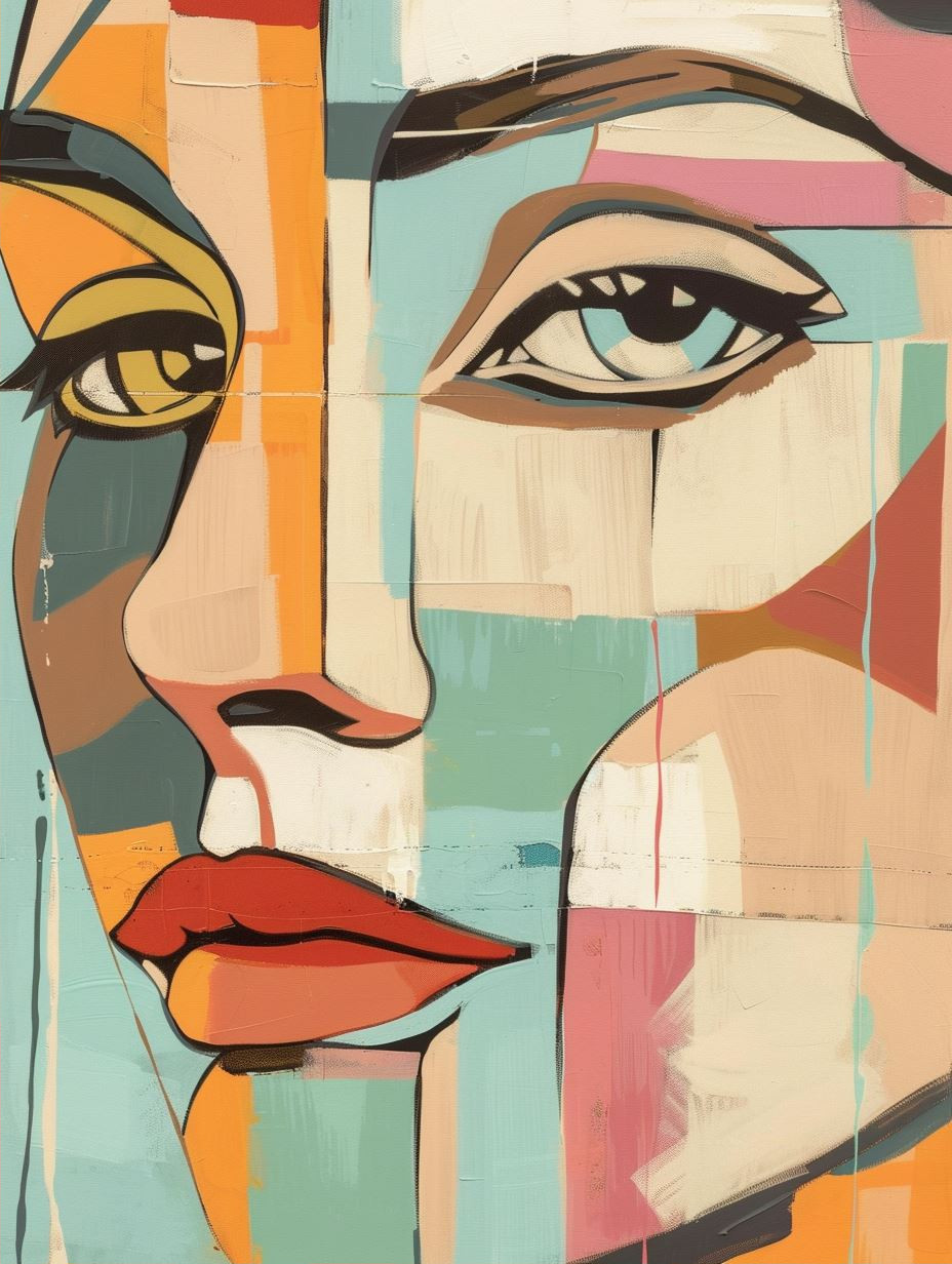Fragmented Prism Portrait Study