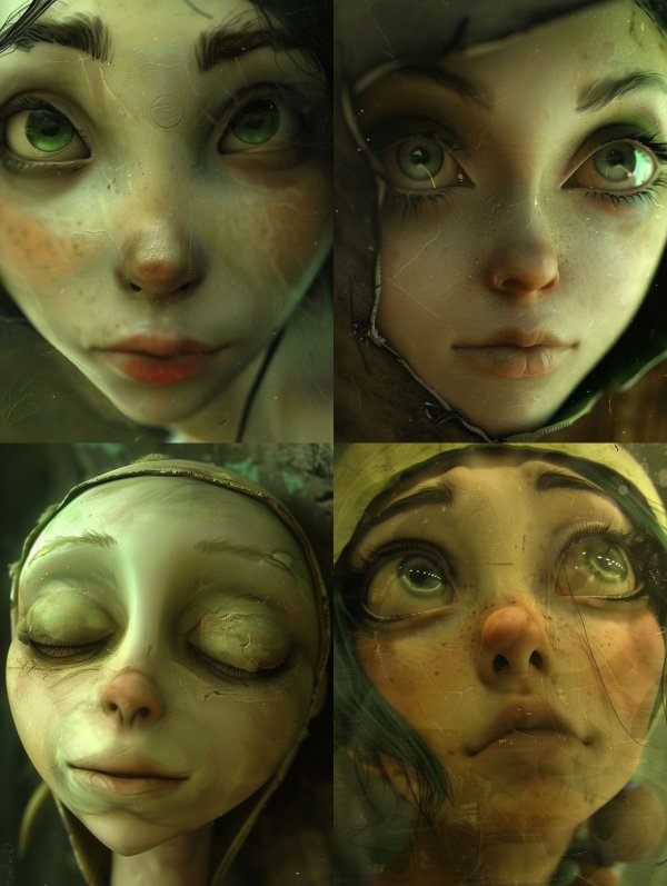Hauntingly Ethereal Digital Portraits