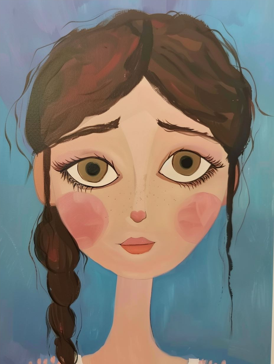 Soft Pastel Stylized Portrait