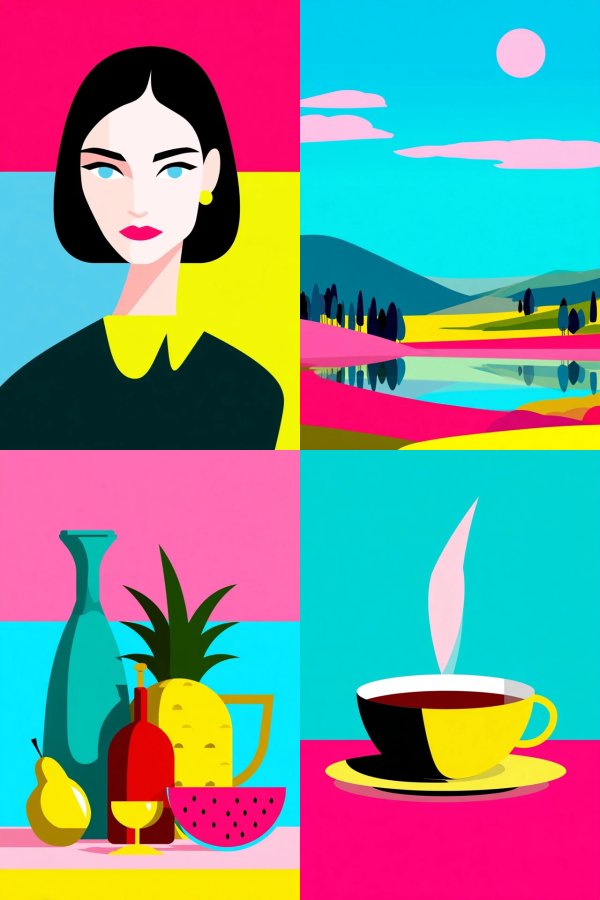 Vibrant Pop Portrait