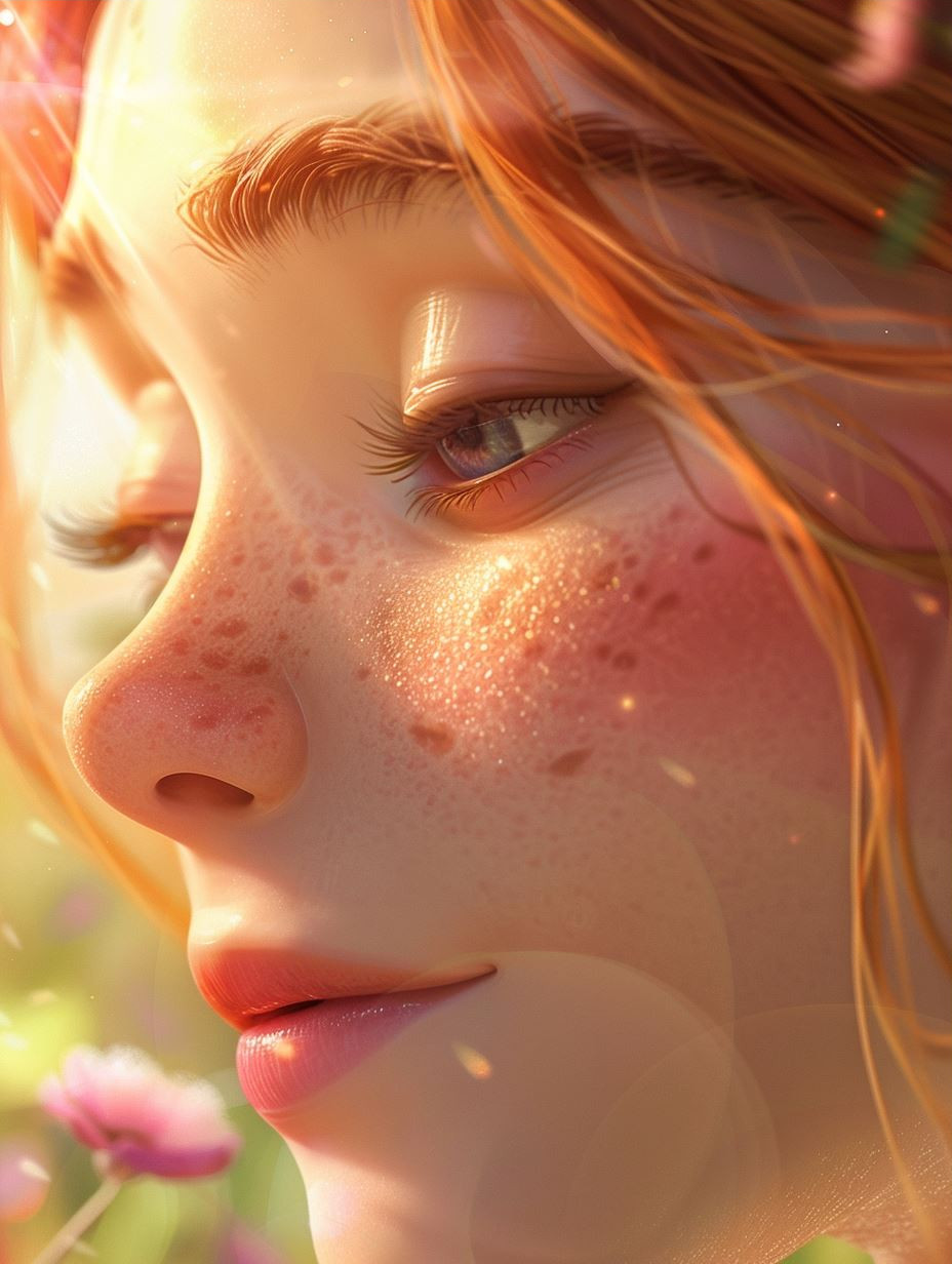 Golden Hour Dreamy Portrait