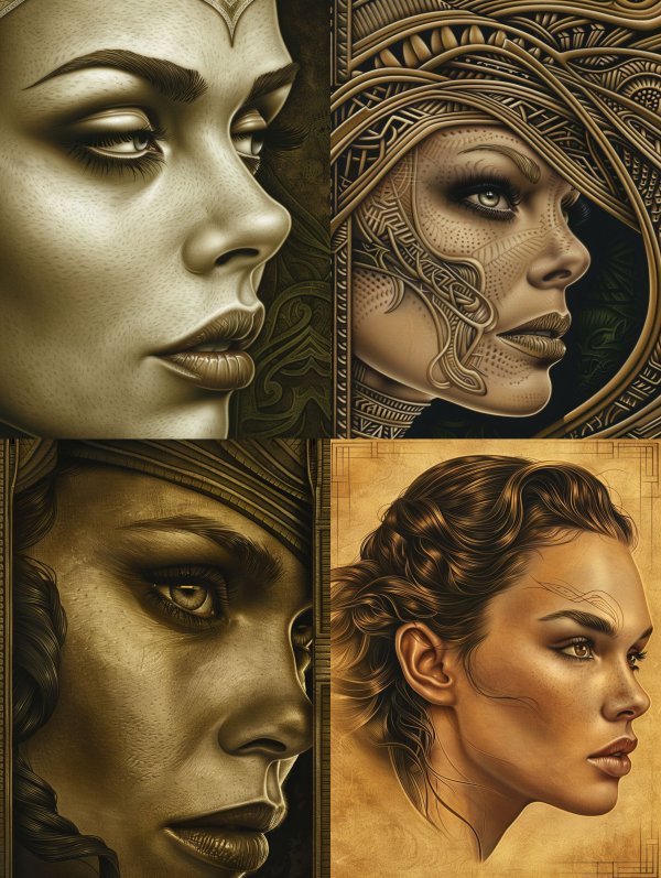 Golden Ethereal Muse