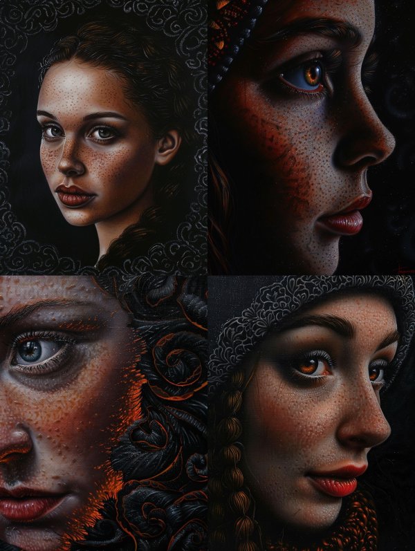 Ethereal Freckled Muse