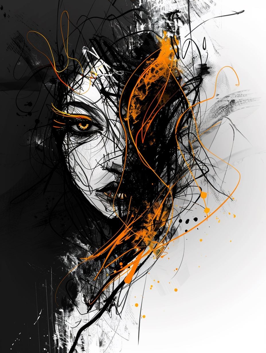 Amber Chaos Portrait
