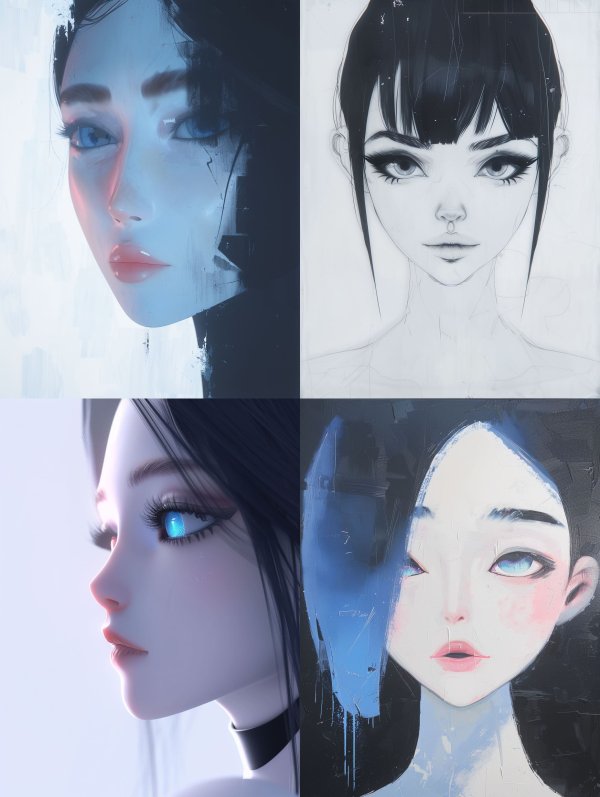 Ethereal Glitch Portrait
