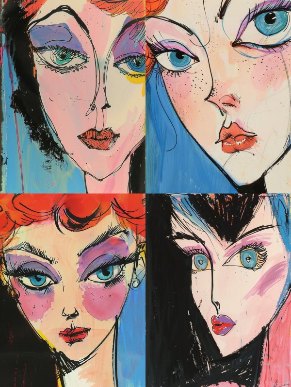 Neon Pop Expressionism