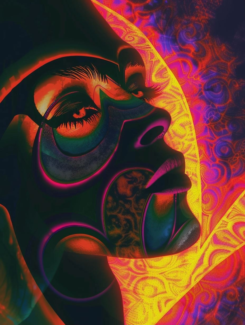 Neon Psychedelic Dream - Image 1