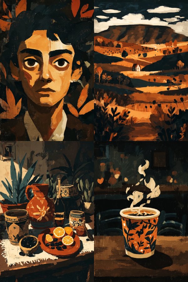 Amber Shadows Portrait