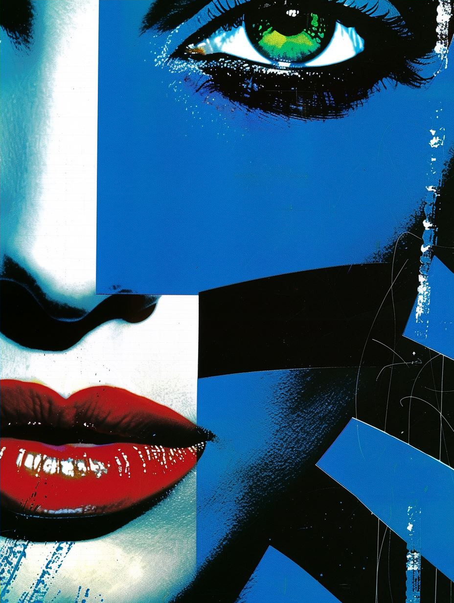 Neo-Noir Digital Collage Portrait - Image 4