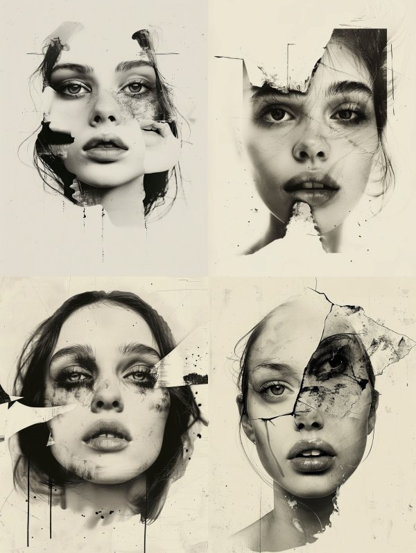 Fragmented Soul Portrait