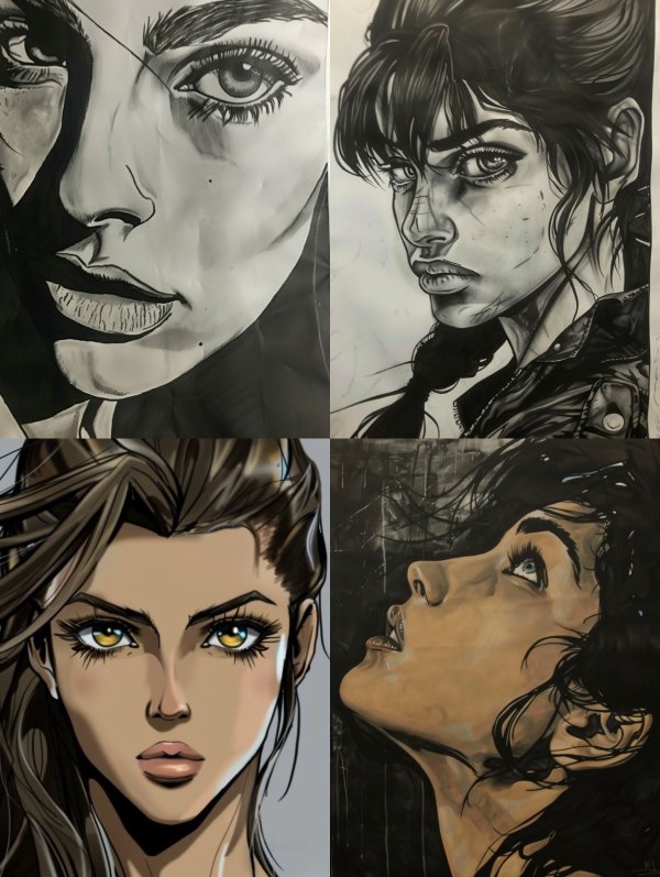 Noir Ink Portrait